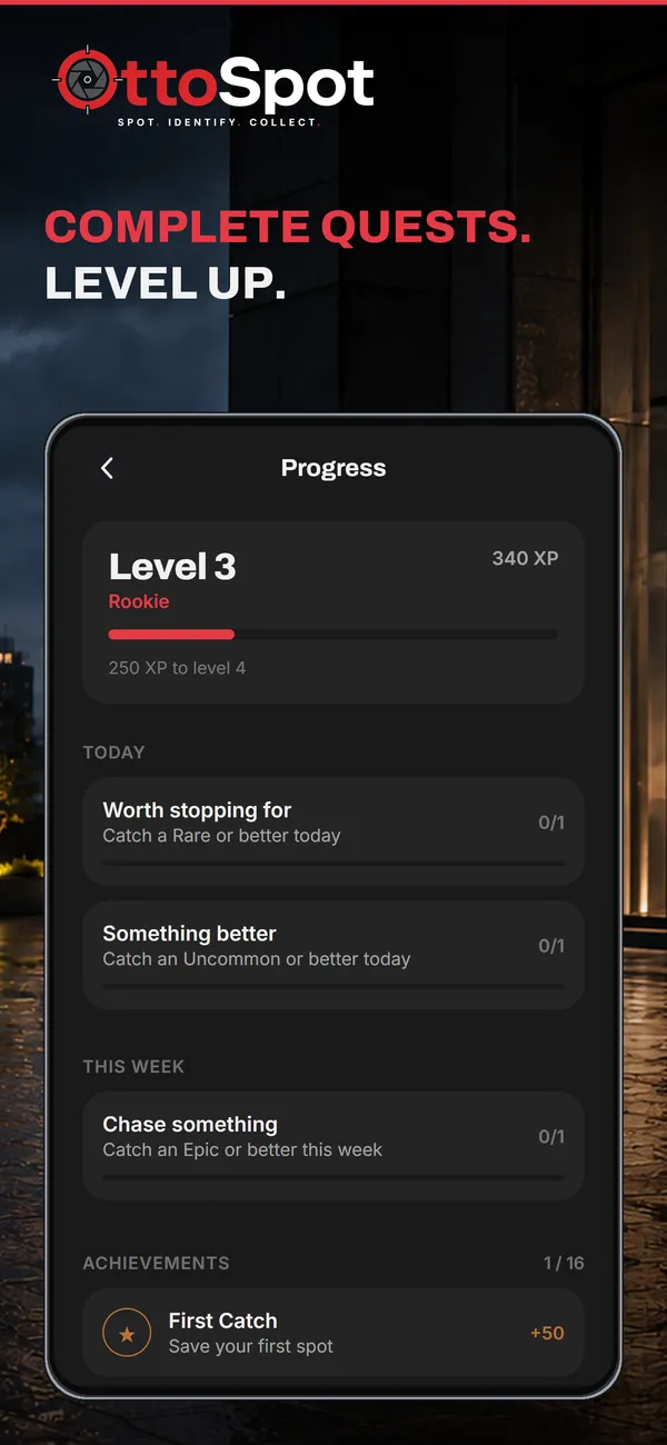 Complete quests and level up